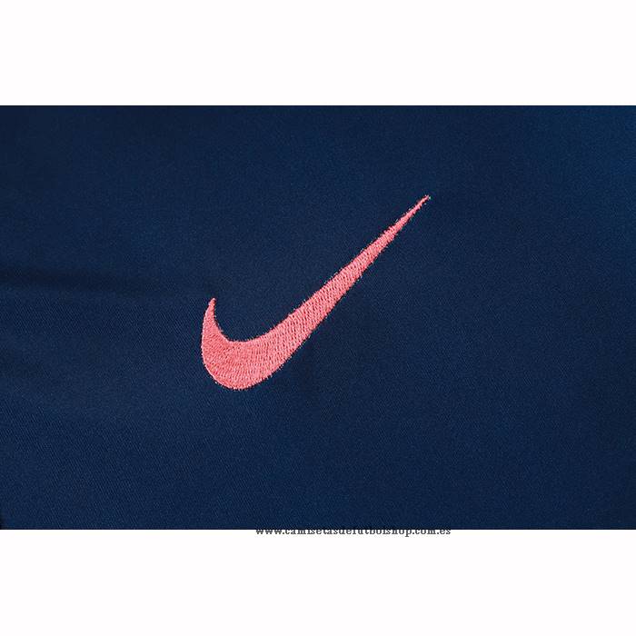 Chandal del Barcelona 25-26 Manga Corta Azul - Pantalon Corto Rosa